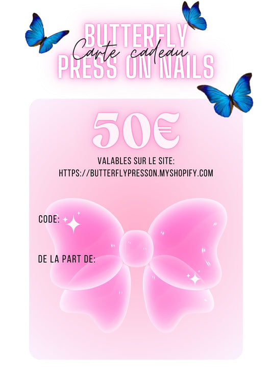 Carte cadeau numérique